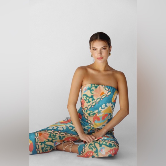 sur la cote Pants - CHIARA JUMPSUIT IN PALOMA - medium - sur la cote